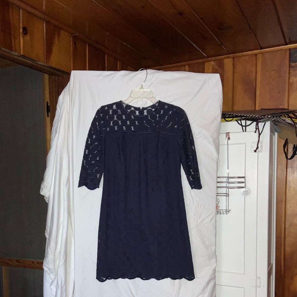 Adrianna Papell Petite Navy Dress